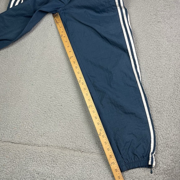 Vintage 90s Adidas 3 Stripe Track Pants Baggy Lightweight Size Medium - Picture 11 of 12